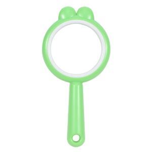 GENENIC Reading Newspaper Bunny Magnifying Glasses Pink/Purple/Yellow/Green Science Tool Handheld Reading Magnifier Portable Outdoor Exploration 4X Magnifyer Kids