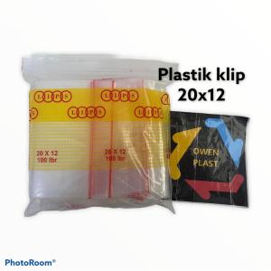PLASTIK KLIP/KLIP OBAT/KLIP KACANG UKURAN 20X12 ISI 100 PCS TERMURAH DAN BERKUALITAS