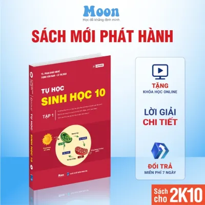 Sách tự học sinh học lớp 10 thầy Phan Khắc Nghệ moonbook