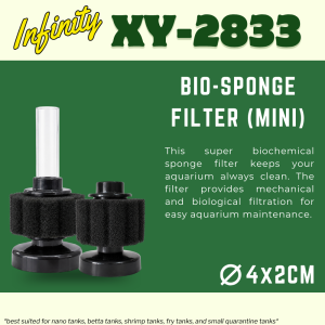 Infinity XY Series Bio Sponge Filter Aquarium Biochemical Air Filter for Freshwater & Saltwater Fish