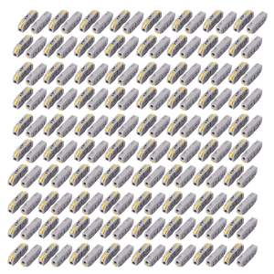 100Pieces Wire Quick Connectors Electrical Crimps Terminals Block Cable Clamps for Led Strips Projects Supplies
