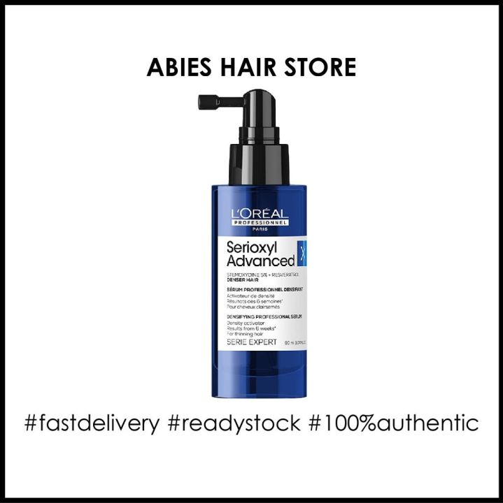 LOREAL PROFESSIONNEL SERIOXYL ADVANCED DENSER HAIR SERUM 90ML | Lazada