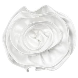 Handmade Flower Appliques Silk Flower Brooch Craft Dance Costume Decors Large 3D Flower Patches Clothing Sewing Ornament