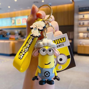Gantungan Kunci Karakter Minion Lucu dan Imut Keychain Serbaguna Ganci Aksesoris Tas Sekolah Lucu