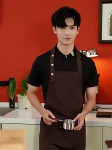 Adjustable Canvas Work Apron adjustable design logo covers clothing during the stated work activity for kitchen cafe workshop or event service family home use space planning