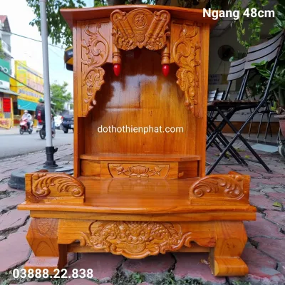 Bàn thờ thần tài ông địa 48x68 chân quỳ mẫu mới( siêu rẻ) rẻ nhất thị trường