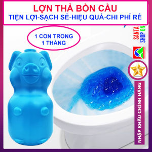 COMBO 5 Lọ Lợn Thả Bồn Cầu Tính Năng Diệt Khuẩn Khử Mùi Nhanh Mùi Hoa Oải Hương-SANTASHOPONE