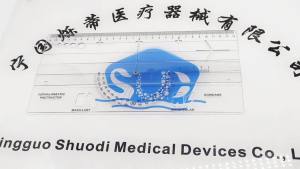 แผ่นนำทางทันตกรรม ไม้บรรทัดเซฟาโลเมตริก ไม้โปรแทรกเตอร์เอ็กซ์เรย์ ไม้บรรทัดวัด คาลิเปอร์