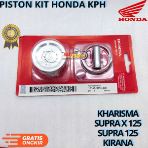 Piston kit honda  KPH/ 0.50 untuk motor KHARISMA SUPRA X 125 SUPRA X KIRANA.AHM berkualitas original asli ori dan presisi