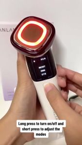 Facial Massager LED Photon EMS Lifting Device Eye Skin Wrinkle Removing Heat Skin Care