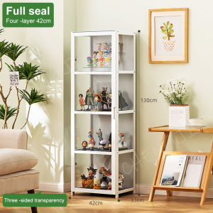 Acrylic Display Cabinet Lemari pameran mainan figure 4/5Layers Transparent Showcase Furniture Storage Cabinet Toy Lego Dust-proof Showcase 亚克力手办展示柜
