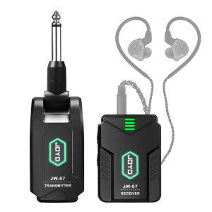 JOYO JW-07 2.4G Wireless Earphone Monitor System Low Latency In Ear Wireless Transmitter Receiver Support 12 Channel Banks