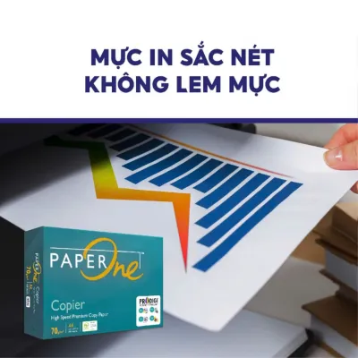 Giấy in / Giấy Photocopy Paper One A4 Định Lượng 70gsm - 500 tờ/ream