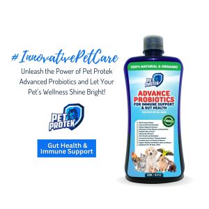 500ML PET PROTEK ADVANCED PROBIOTICS FOR IMMUNE SUPPORT AND GUT HEALTH