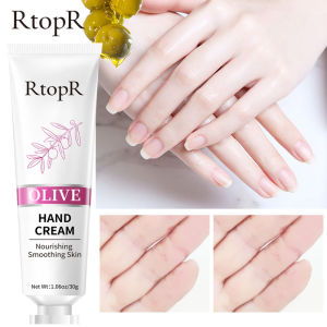 RtopR 3 แท่ง FDA มะกอกครีมทามือ สกัดจากธรรมชาติ กลิ่นหอมละมุน ผิวมือเนียนนุ่มชุ่มชื้น เพิ่มความชุ่มชื้น Olive Moisturizing Nourishing Hand Cream
