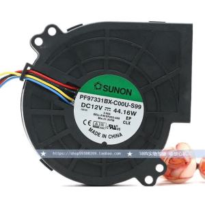 For SUNON PF97331BX-C00U-S99 97x93x33mm DC 12V 3.6A Blower Fan 6800RPM 1300Pa