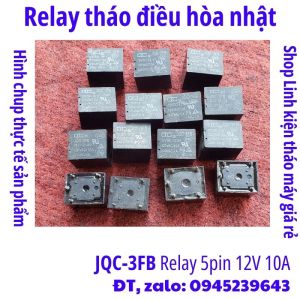040 - Relay nhỏ tháo máy JQC-3FB JV1a-12v OJE-SS-112DM JZC-23F