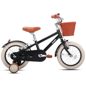 [SG Ready Stock] Panther Smile Kids Bike 14 Inch 16 Inch Children Bicycle with Training Wheels Basket Bell Fenders 5-Year Warranty