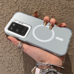 FOR Casing OPPO A52 OPPO A92 OPPO A74 5G phone case hard case TPU Protector Smooth shockproof  Cover new design aesthetic Wireless magnetic attraction CYBSWX01