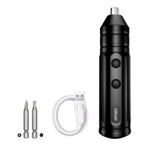 COUPLECOL 1/2/10Pcs USB có thể sạc lại Bộ tuốc nơ vít điện Không dây Với mũi khoan Mán tác động Chuyên nghiệp 3.7V Dụng cụ điện tuốc nơ vít mini Cho đồ nội thất