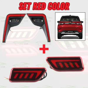 REAR BUMPER REFLECTOR LIGHT BAR PERODUA ATIVA RED/SMOKE L SHAPE
