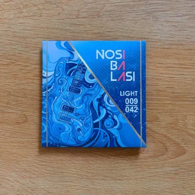 Nosi Ba Lasi Electric Guitar Strings Nickel Plated Light 09-042 & 10-047 for Enhanced Sound Quality
