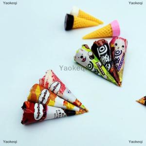 [COD] Yaokeqi 3Pcs Dollhouse Mini Ice Cream Cone Dollhouse Simulation Dessert 1 12 Dolls House Kitchen Food Decorations