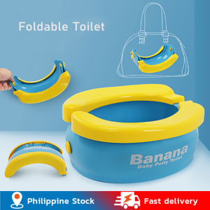 💥Dream Best🔥 Portable Baby Toilet Foldaway Potty Children Vehicular Urinal With 20Pcs Urine Bags Kids Travel Toilet Seat Kids Outside Potty