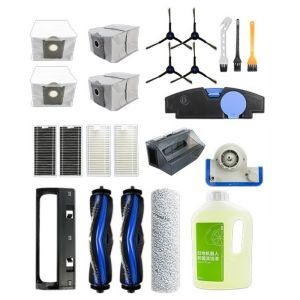 Ecovacs DEEBOT T80 X8 Pro Plus X8 Pro omni Robot Vacuum Cleaner HEPA Filters Roller Main Brushes Mop Pads Dust Bags Side Brush Cover Accessories Replacement Parts