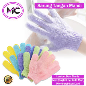 Sarung Tangan Mandi Scrubber Tubuh Handuk Waslap Scrub Exfloating Penggosok Badan Angkat Daki