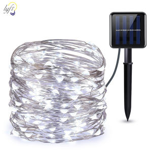 Solar String Lights for Outside 100/200/300Leds Solar Fairy Lights for Outside Waterproof with 8 Modes for Christmas TreeBalcony PartyWedding Decorations