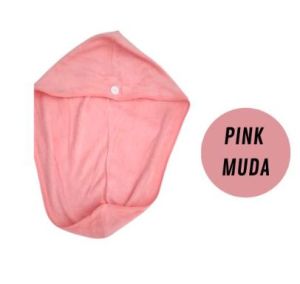 Handuk Kepala Keramas Ukuran 57x23cm Bahan microfiber Serap air Handuk pengering rambut/Handuk kepala