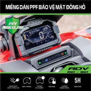 Miếng Dán PPF Bảo Vệ Mặt Đồng Hồ Xe ADV 150 - 160 | Chất Liệu Film PPF Trong...