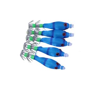 5 cái mồi câu Mực Nang mồi mồi tôm giả Mồi Câu Mồi Câu Hình Mực 5.8cm 3.1g phát sáng móc chìm nổi phát sáng mồi Mồi Câu Hình mực