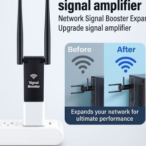 2.4Ghz WiFi Repeater Wireless Wifi Extender 300Mbps Wi-Fi Amplifier Remote Wifi Signal Amplifier 2.4G WiFi Repeater Network Routers Network Extender Faster Internet Speed Smoother