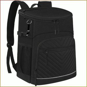 กระเป๋าเป้สะพายหลัง มีสไตล์และเรียบง่าย กระเป๋าปิคนิค กันน้ำ ฉนวน พาร์ทิชัน แช่เย็น แบบพกพา