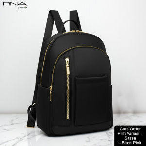 Peonia PNA SASSA Water Resistant Ransel Tas Wanita Punggung Kantor Kerja Sekolah Kuliah Outdoor Trendy Fashion Style Travel Casual Backpack Anak Remaja Perempuan Selempang Cewek Bag