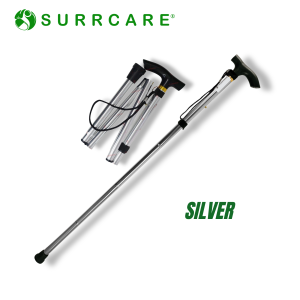 Lightweight Aluminum Folding Walking Cane with Ergonomic Handle