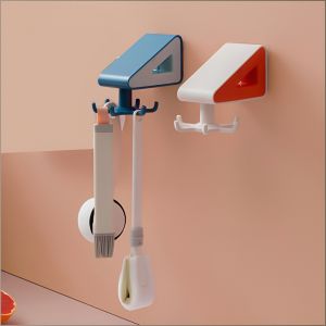 360 degree rotating kitchen and bathroom 6 claw hook creative bathroom hook Nordic style seamless wa