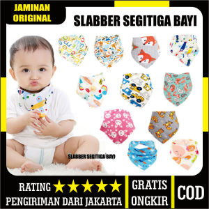 [TERLARIS] Sleber Bayi Bib Segitiga MPASI Slaber Anak Tatakan Iler Celemek - Slabber Segitiga Baby Bib Scarf Bandana Celemek Cowboy Handuk Tadah Air Liur Bayi Bahan Katun Bentuk Triangle - Celemek Bayi Tadah Air Liur dan Makanan