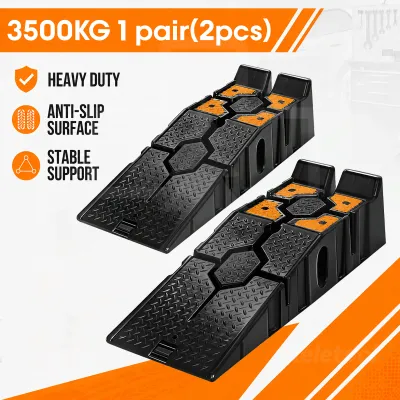 5 Ton Heavy Duty Plastic Car Ramps Car Vehicle Truck Repairing Hand Tool Car Oil Changing