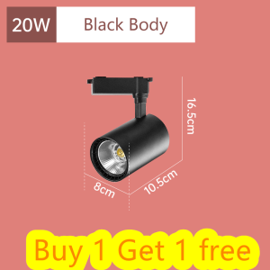 Mua 1 Tặng 1 Đèn Theo Dõi Miễn Phí Đèn LED COB Theo Dõi 12/20/30/40W Đèn Chiếu Điểm Ba Màu Cho Nhà Bếp Cửa Hàng Gia Đình