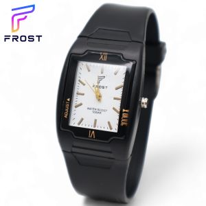 FROST Jam Tangan Pria Wanita Analog Strap Rubber Tahan Air F-814G Bonus Box