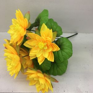 Bunga Bouqet Teratai Bunga Plastik Hias Tanaman Artificial Bunga Tangkai Dekorasi Ruangan Import BG70