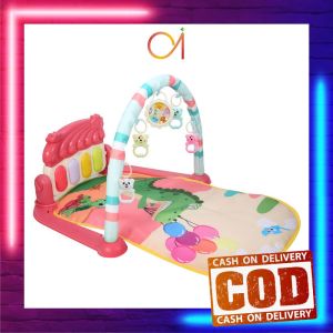 AI-M254 Matras Bayi Play Gym / Baby Playgym Playmat Set Musik Piano Mainan Anak Bayi Rattle Toys