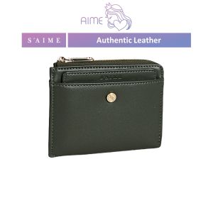 [PRE-ORDER] SAIME | Raven Authentic Leather Detachable ID Coin Purse - Aime Empire (ETA:2023-11-25)
