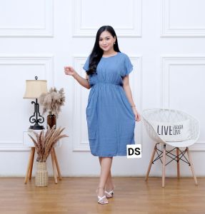Daster Manohara Polos Bali Dress Manohara Kerut Polos