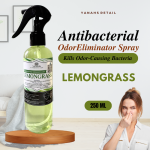 Lemongrass Air Freshener Spray | Antibacterial Room Toilet & Fabric Deodorizer