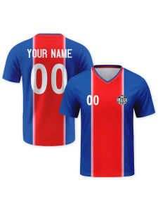 Custom Soccer Jersey with Logo Name Number Personalized Dark Blue Football Team Shirt Football Top for Fan Men Women Kids2026