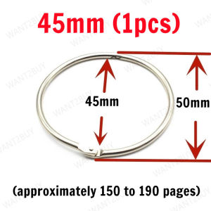 Metal Loose Leaf Book Binder Hoop Ring Binder Metal Binding DIY Card Photo Album Key Ring School Office Stationery 活页书环